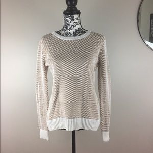 French Connection Sweaters - Tan & cream heavy sweater French Connection Sweaters - Tan & cream heavy sweater