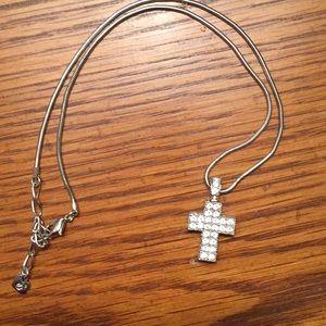 Swarovski Crystal Cross Necklace