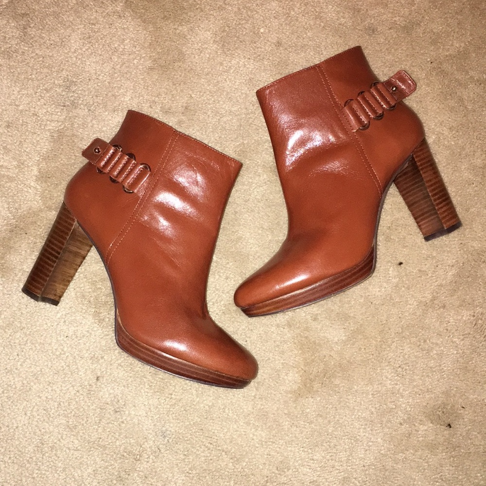Nine West Brown Booties Size 7.5
