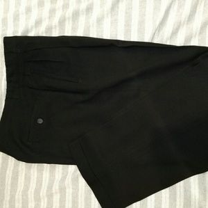 Axis dress slacks. Made in Italy. sz 34 black
