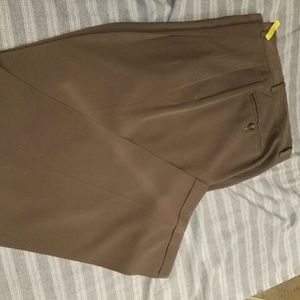 Bernard Zins tan slacks. sz 34 .