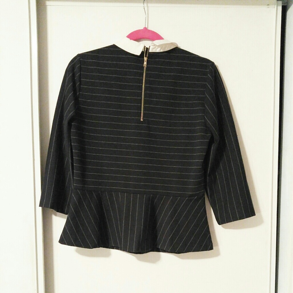 Ann taylor peter pan collar peplum blouse - Picture 5 of 6