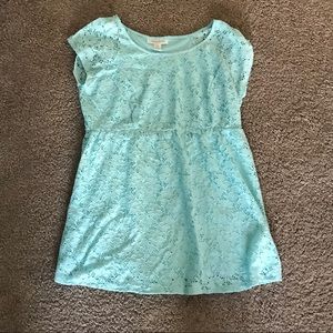 Turquoise Maternity Top
