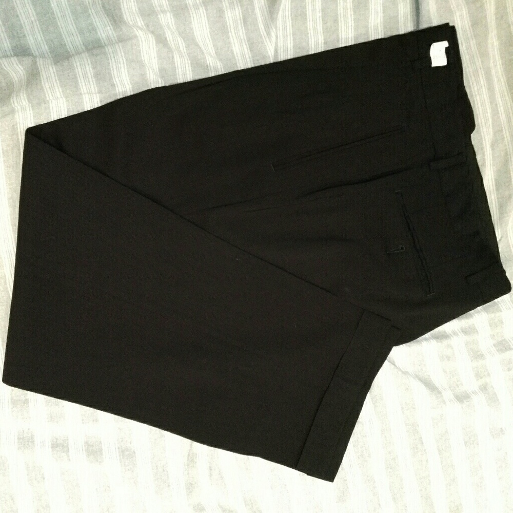 Dress slacks - tag fell off. Don't know brand.