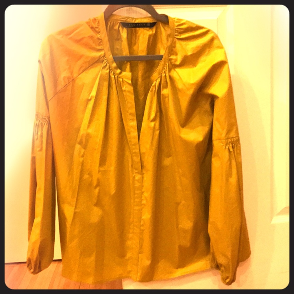 Zara Woman Peasant Top with Full Sleeves