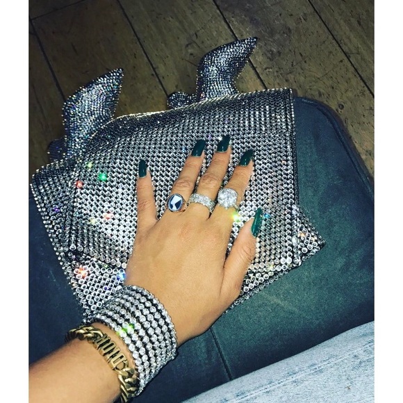 SAINT LAURENT NIKI Crystal Swarovski Slouch Boots - Picture 4 of 13