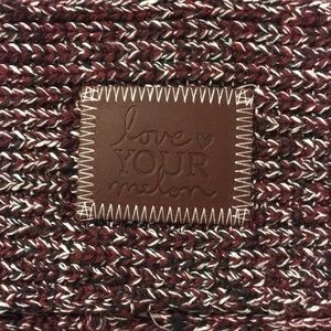 Brand new unworn Love Your Melon burgundy headband