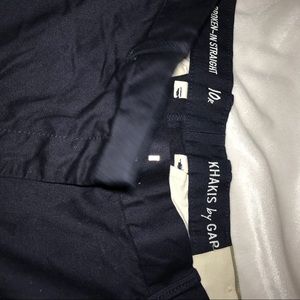 Women’s navy blue khakis