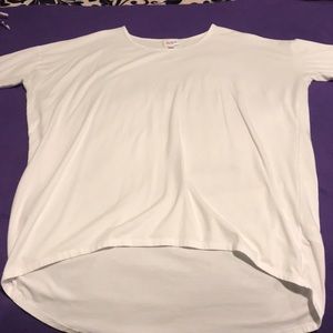 Plain white T-shirt