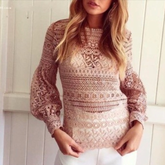 Lace & Lantern Sleeves - Picture 4 of 4