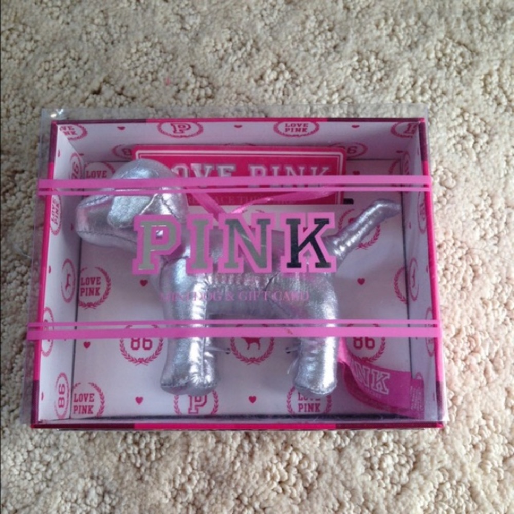Victoria's Secret PINK dog gift card holder