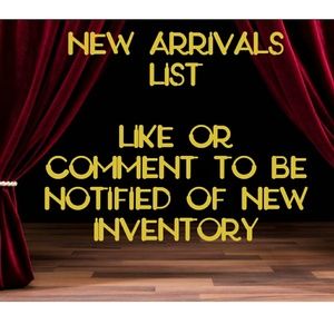 NEW ARRIVALS LIST