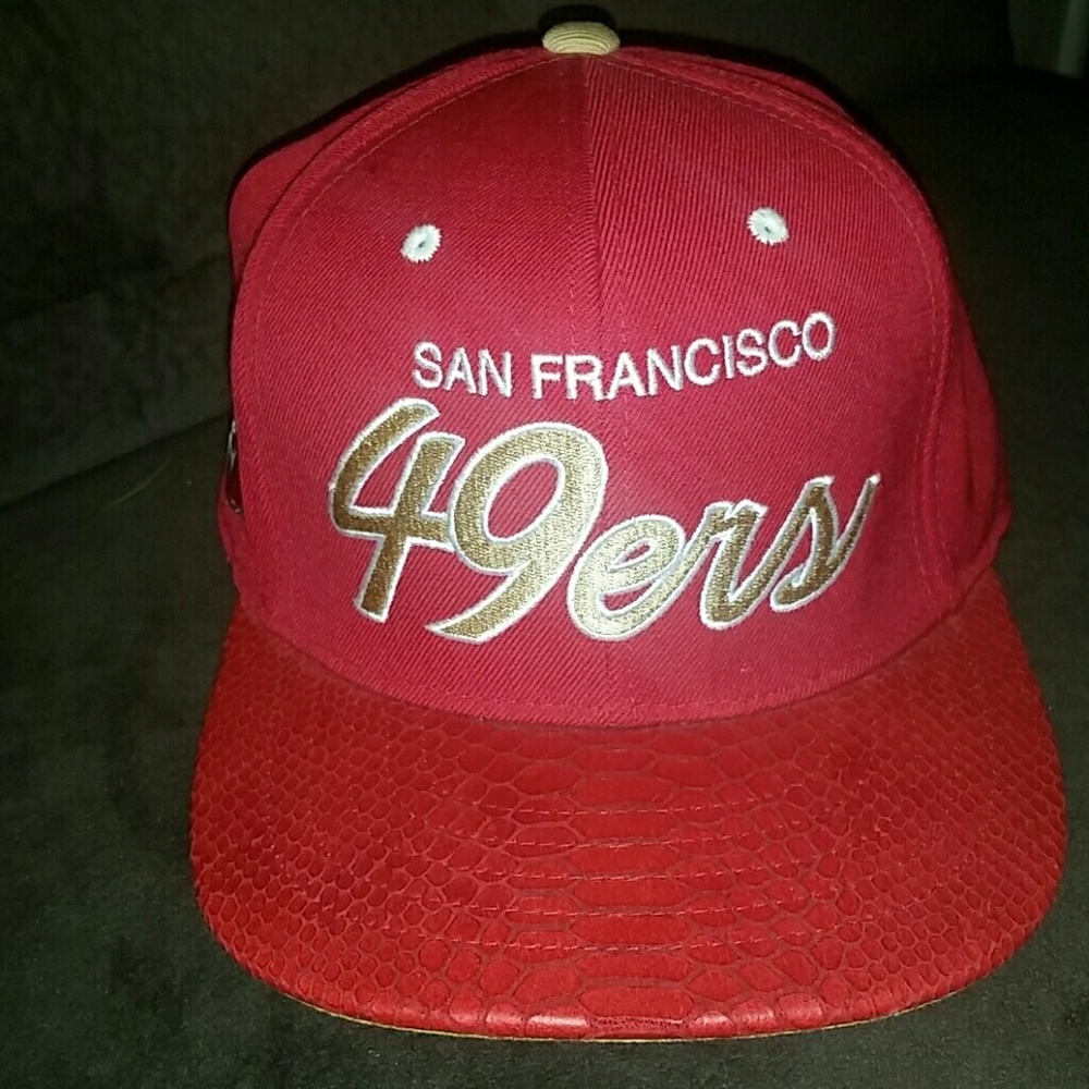 San Francisco 49ers Mitchell & Ness Strap Back Cap
