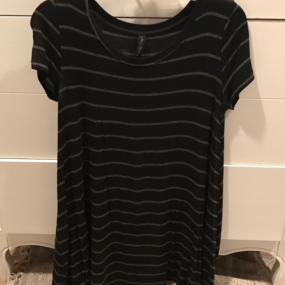 Striped T Shirt Dress
