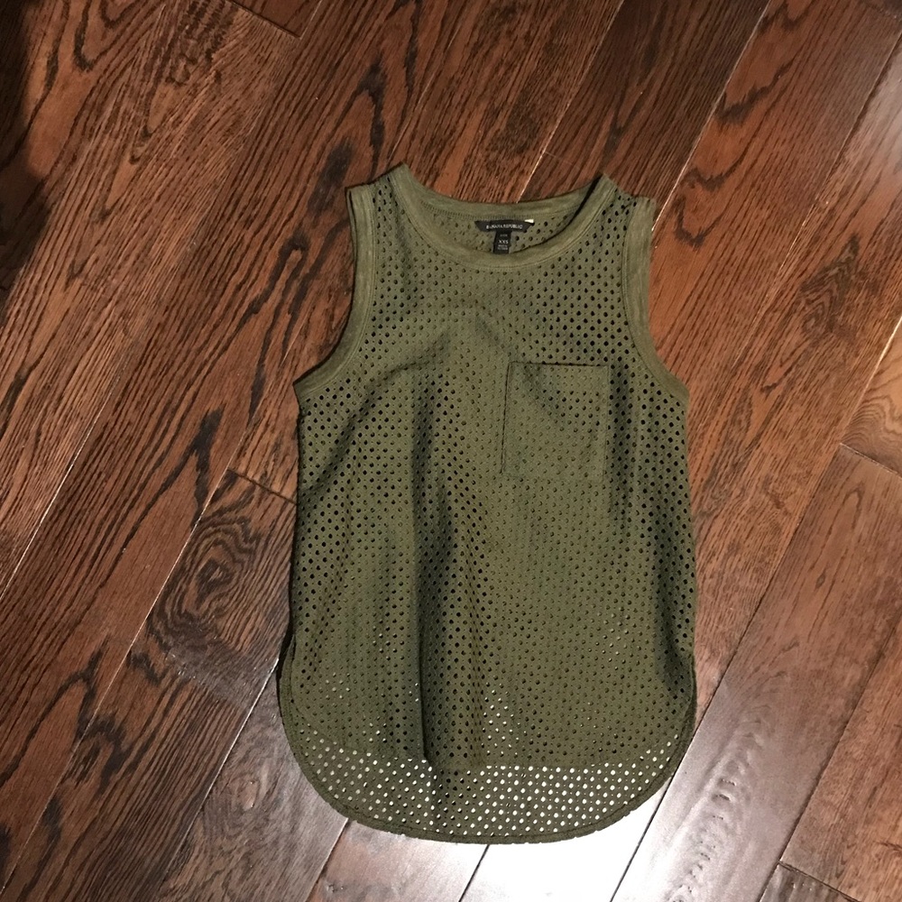 Green Cutout Tank