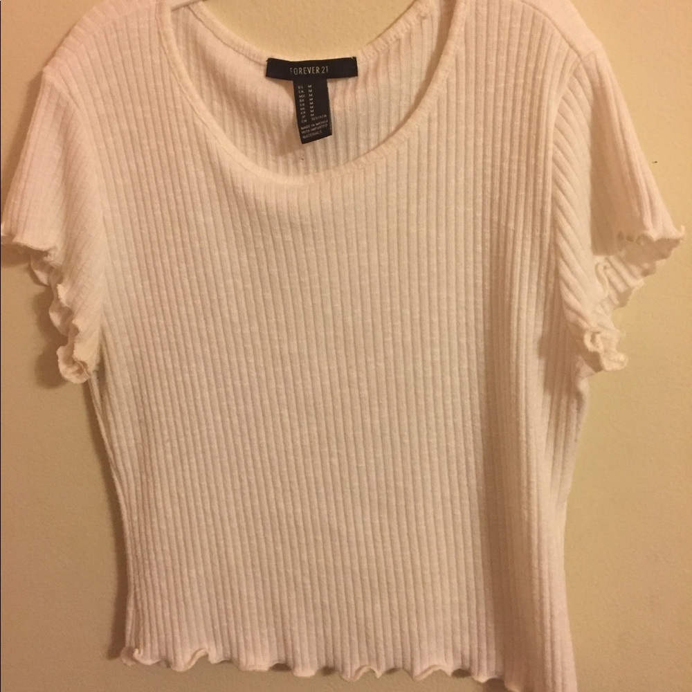 Creme curly top