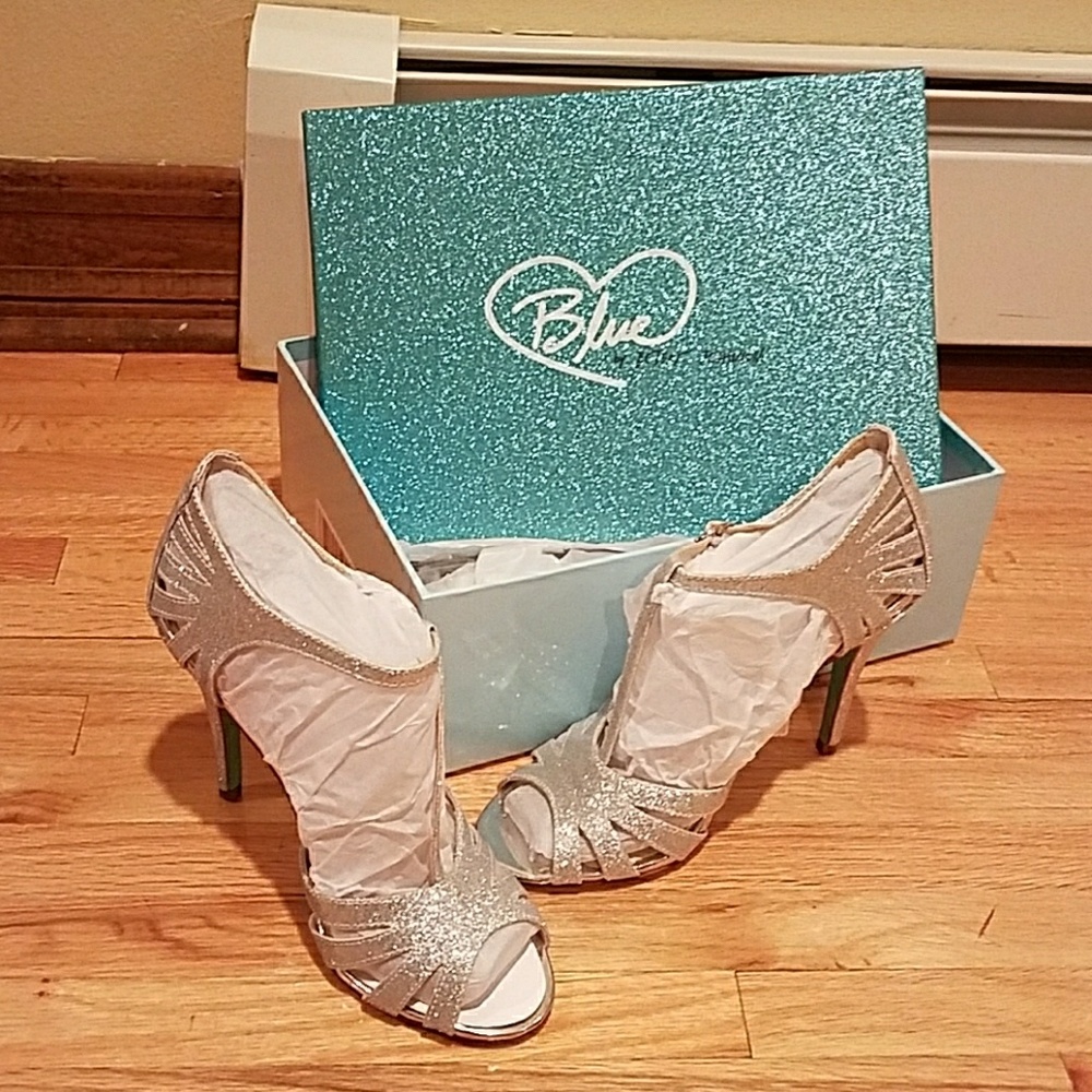 Sparkly Silver shoes