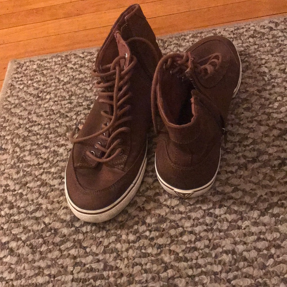 Men high tops  suede sneakers Guess