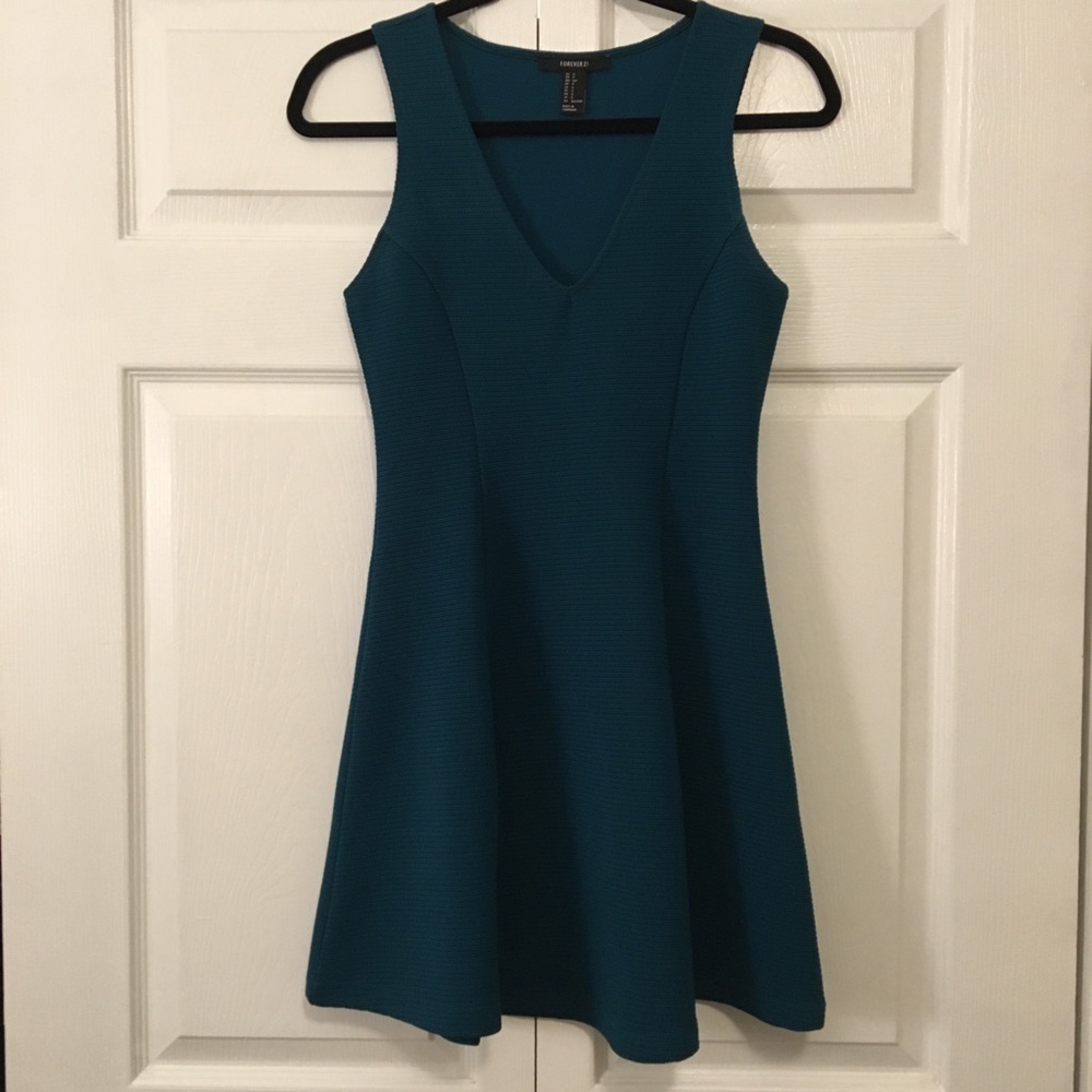 Emerald Green Textured Dress