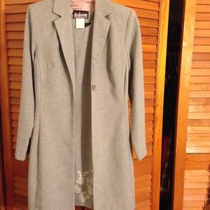 EUC sleeveless dress with long-sleeved jacket