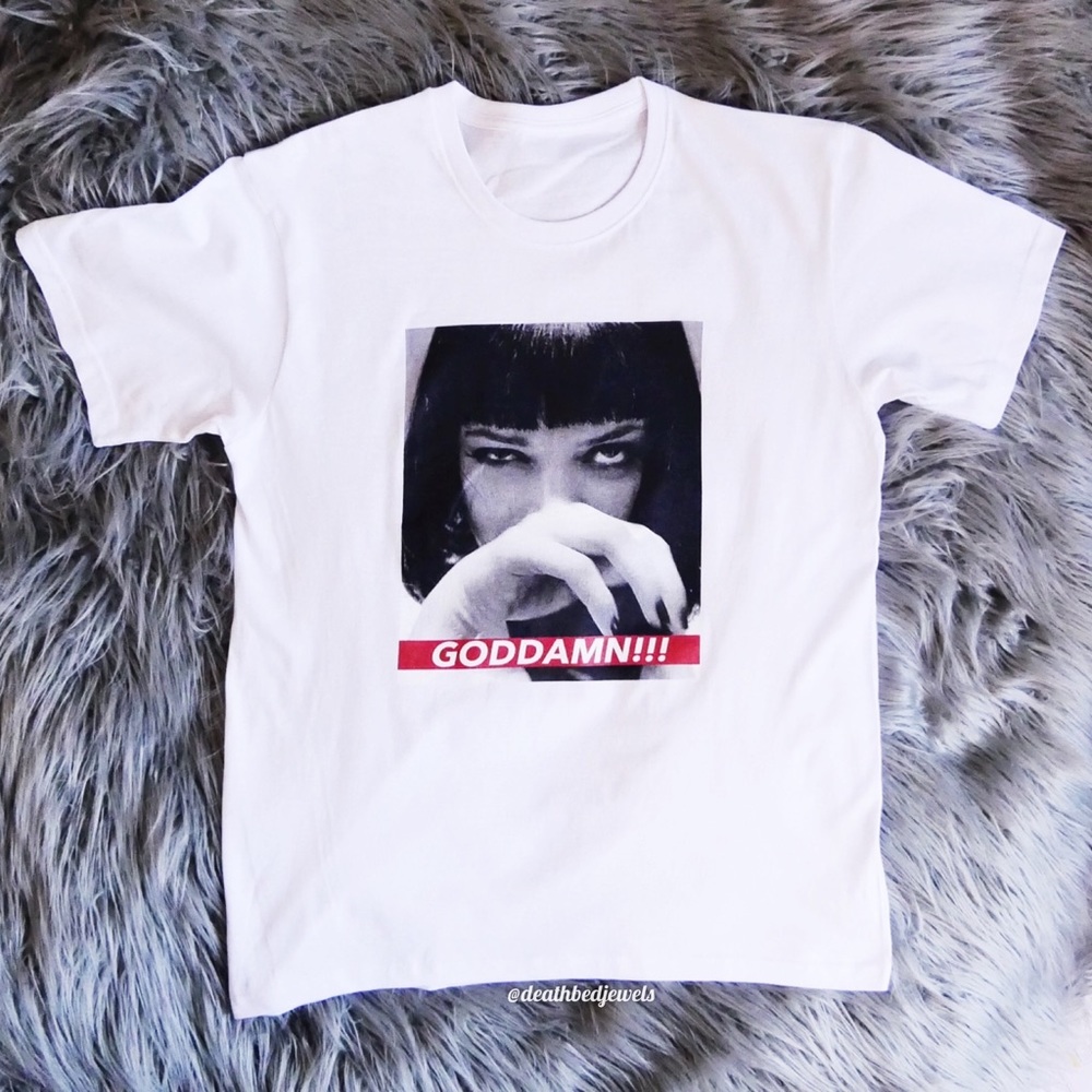 ⚡Pre-Order⚡ Mia Wallace God Damn Iconic Tee