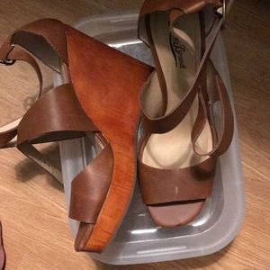 Brand new never worn lucky brand wedges