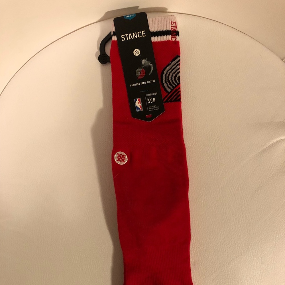 Stance Portland trailblazers nba sock NWT