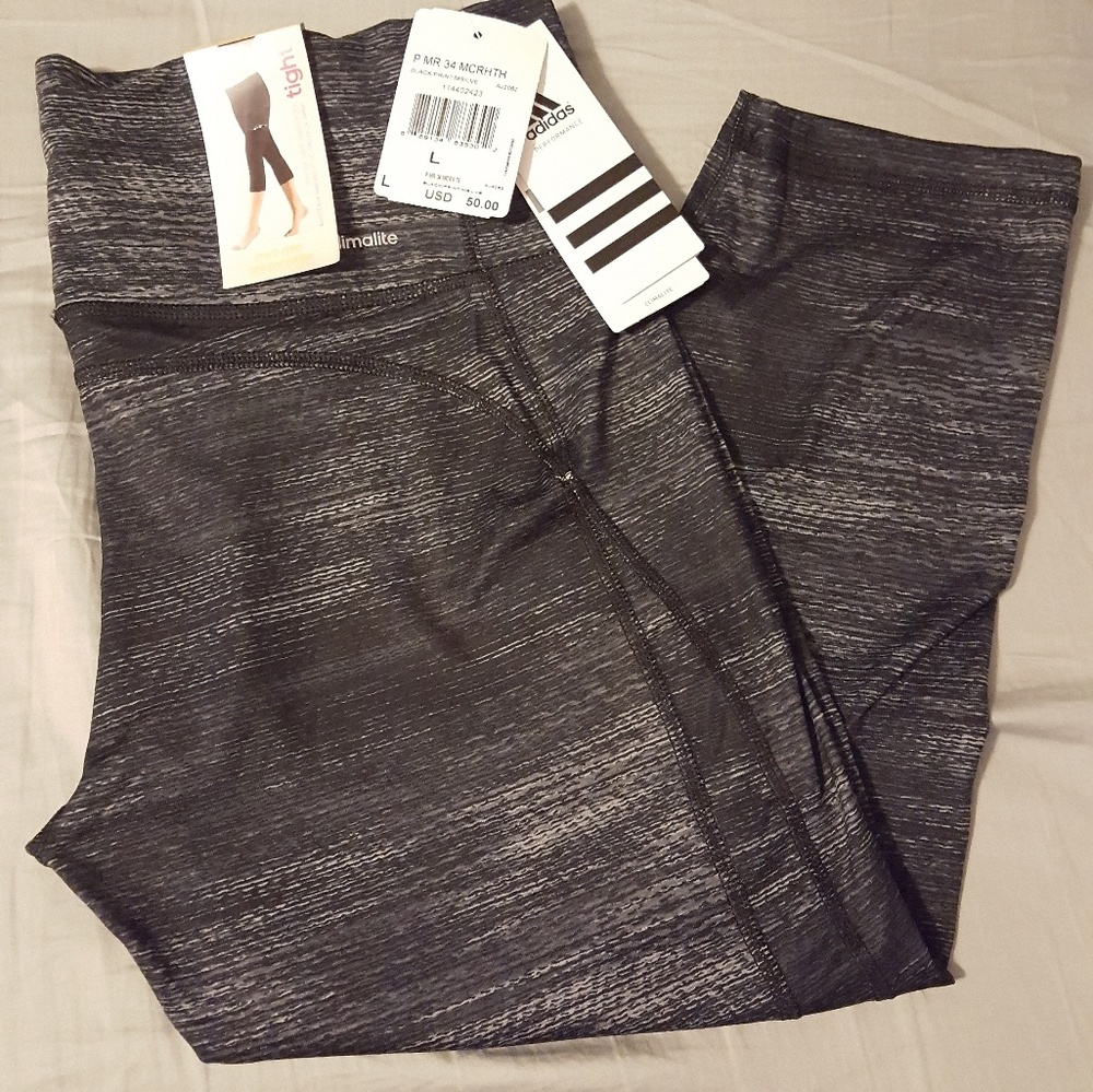 Adidas Workout Capri LG NWT