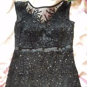 Adrianna Papell Beaded Gown (Size 6)