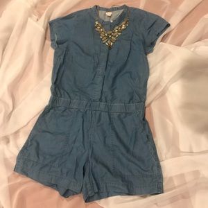 J.Crew chambray romper