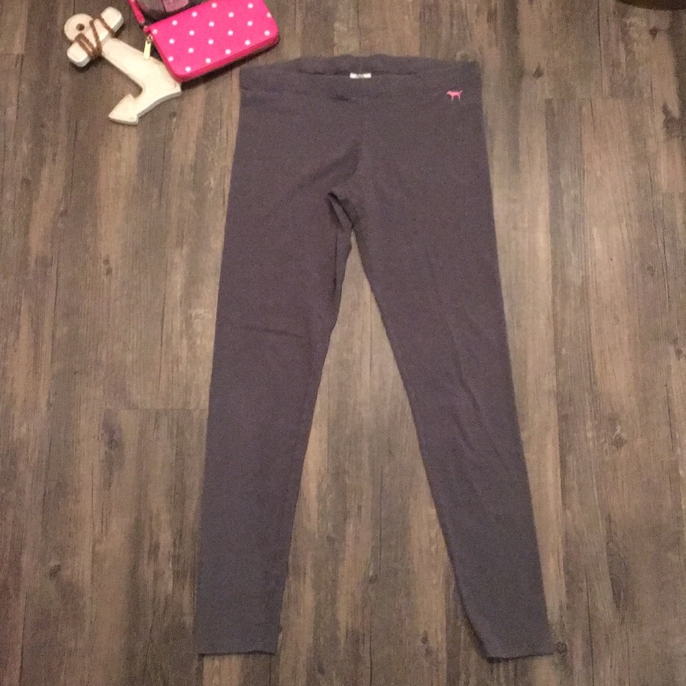 PINK Grey leggings