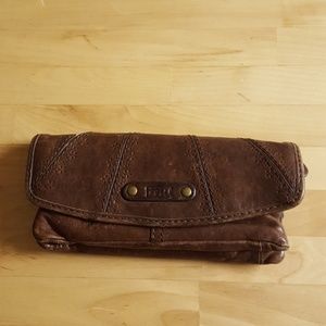 Brown Fossil Leather Wallet