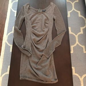 Long sleeve sweater dress