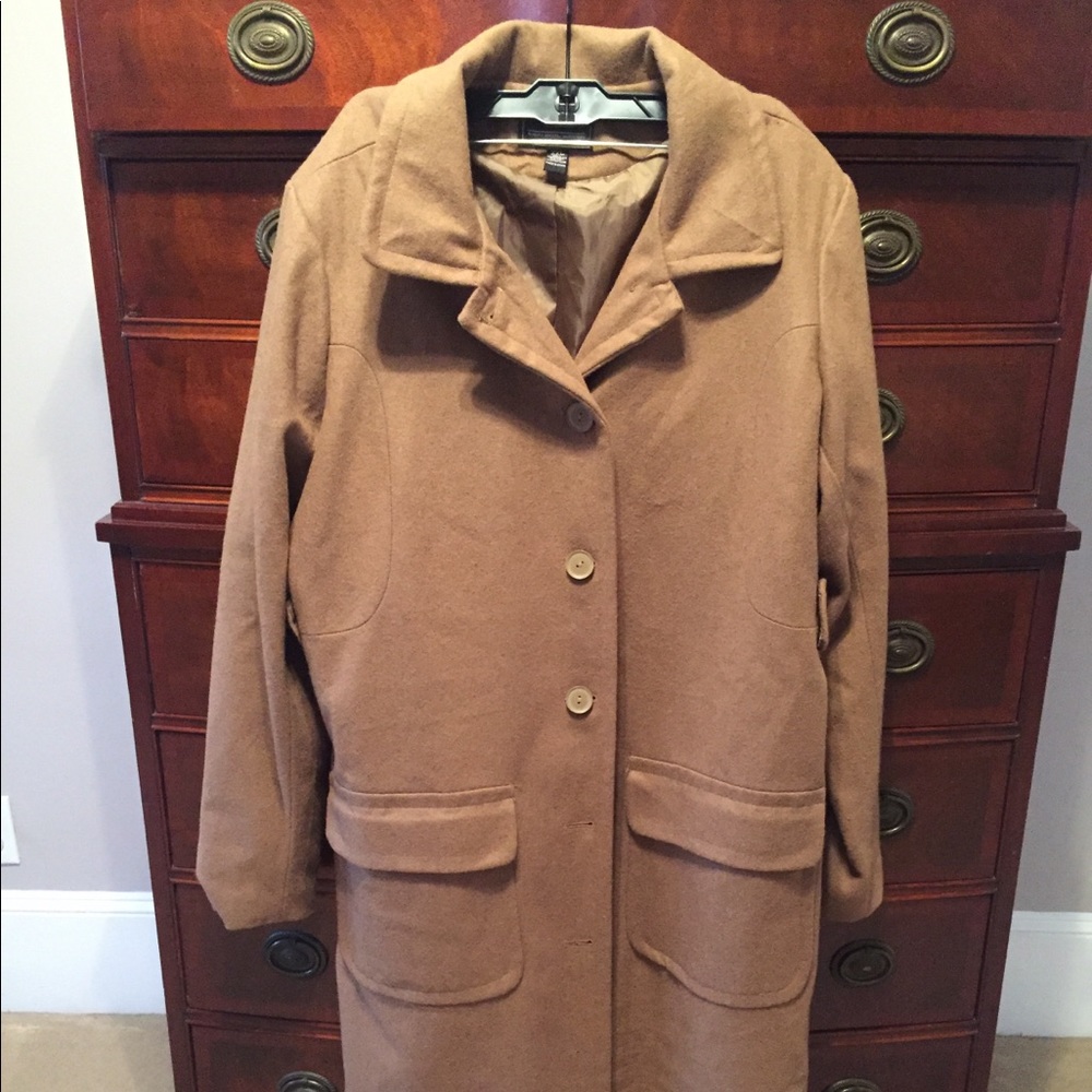 Knee length trench coat