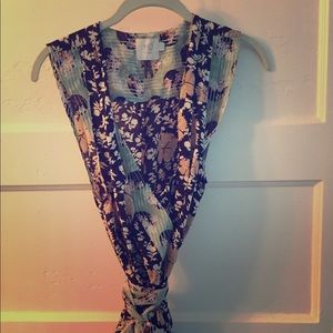 Wrap blouse from boutique.