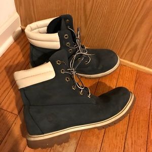 Timberland navy winter boots