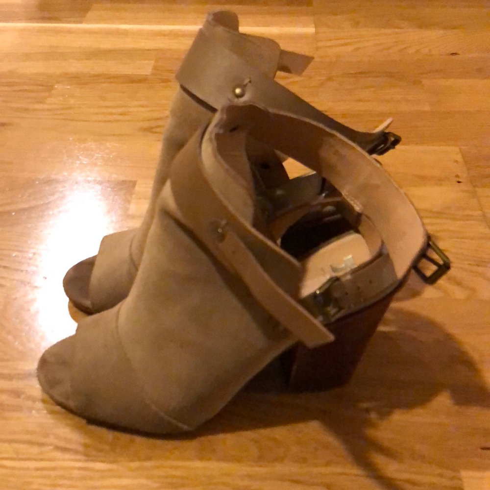 Joe’s jeans peep toe bootie