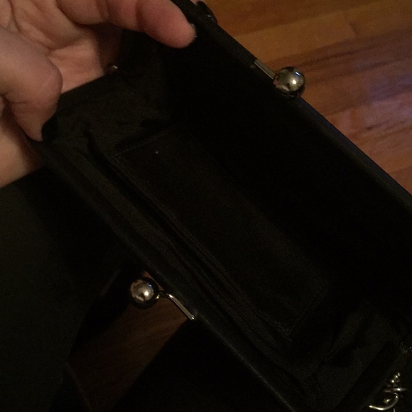 Coach black kiss lock wristlet. - Picture 6 of 6