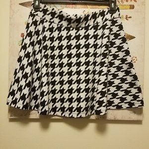 Houndstooth Skater Skirt