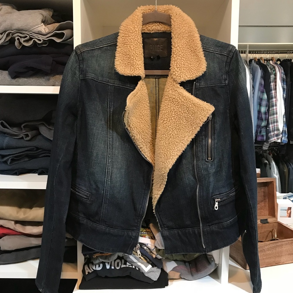 Paige jean jacket - S