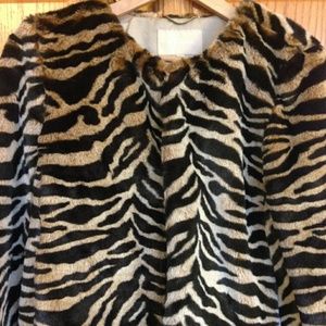 Banana Republic fur coat