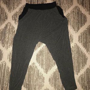 Gray & Black Joggers