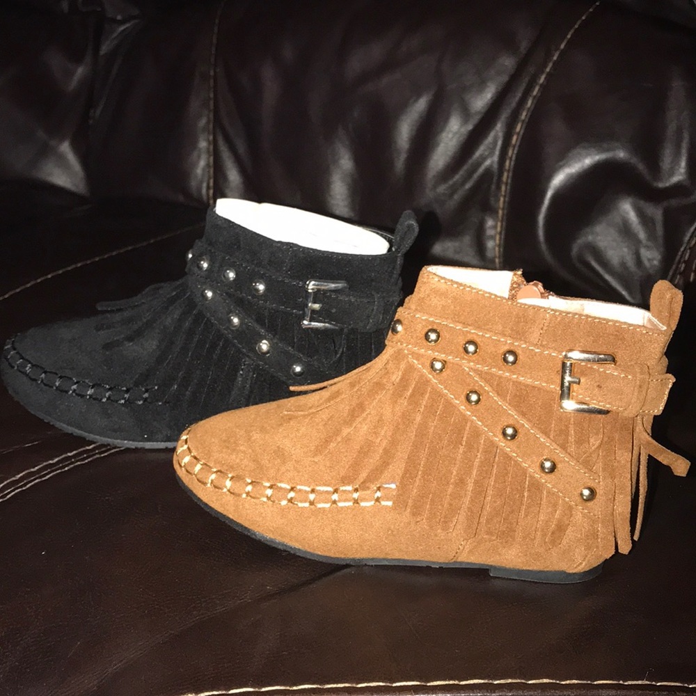 I Love Yo Kids Faux Suede Ava-K Booties Boots