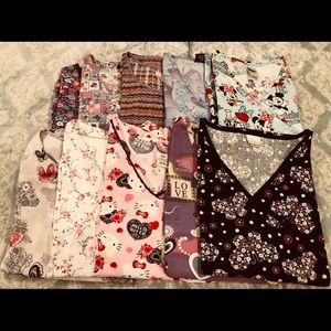 I0 Scrub Tops size 2x & 3x