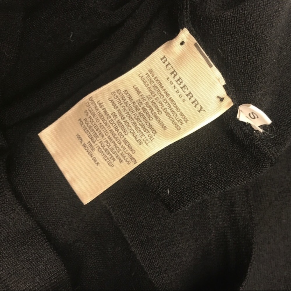 Burberry high neck halter sweater - Picture 7 of 8
