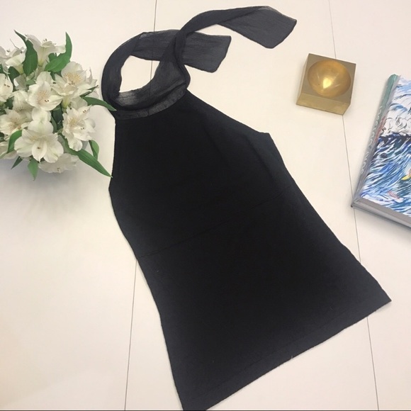 Burberry Tops - Burberry high neck halter sweater