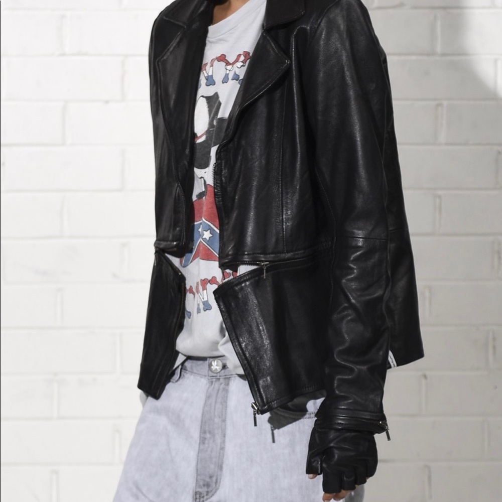 NWOT The Knights Watch Leather Jacket