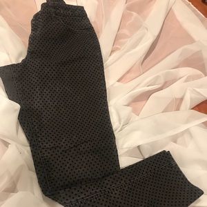 Black polka dot jeans