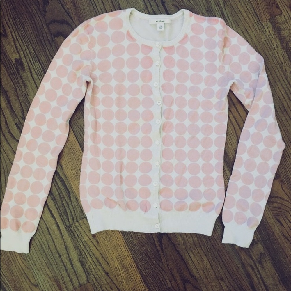 Pretty in Pink Polka Dot Cardigan!!!!