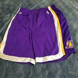 Men's Adidas LA Lakers Shorts Size Large